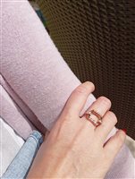 Anillo Utopia AURUM in Oro rosa Diamante 0.46 Ct AUBA2RB03 - AUBA2RB03